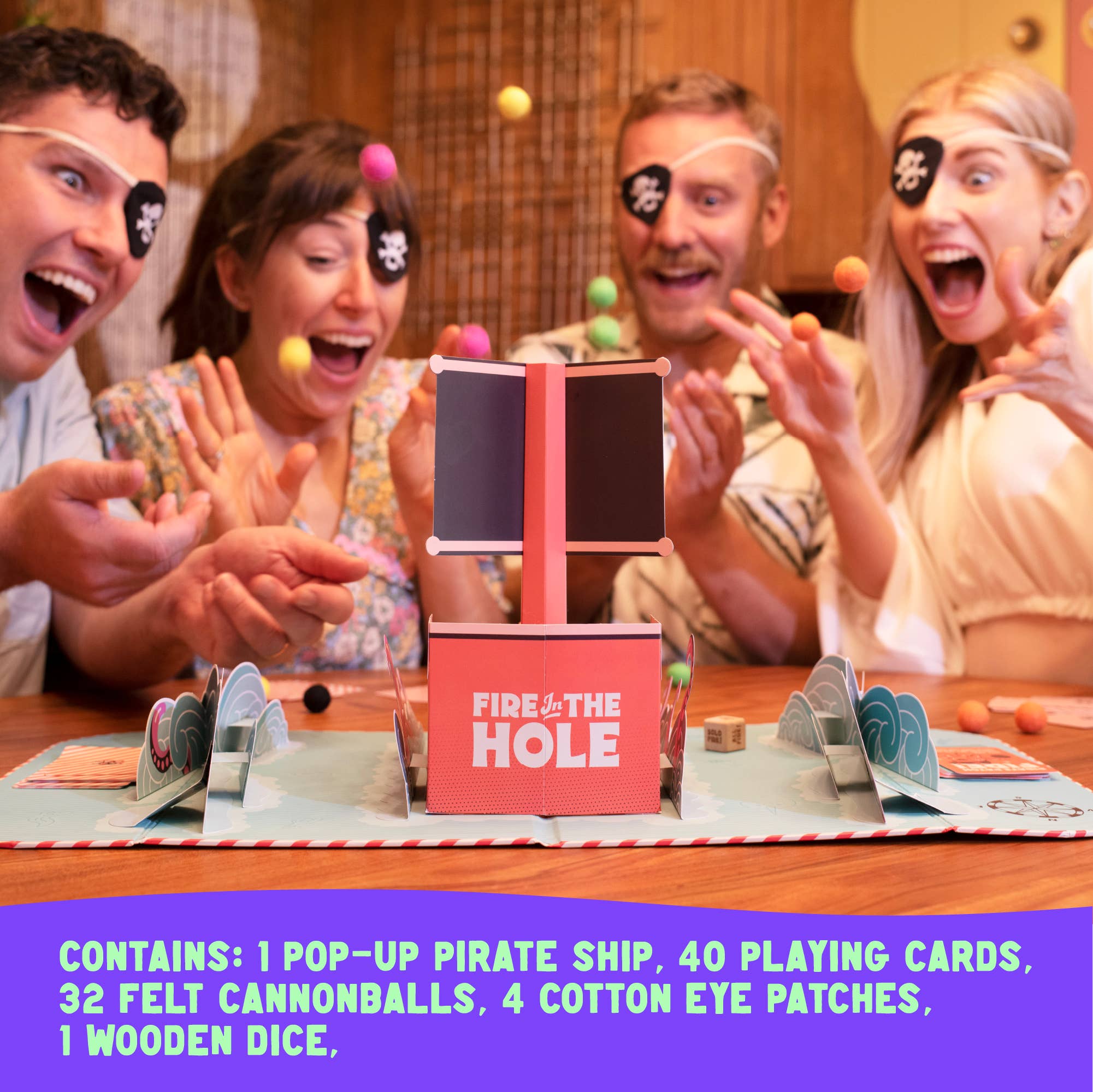 McMiLLER - Wholesale Card Game - Fire In The Hole! The Family Pirate Adventure Board Game1