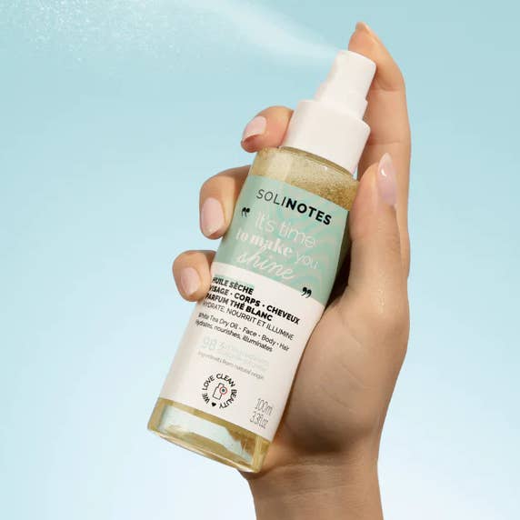 *ACHETEZ 1 OBTENEZ 1 À -50%* Huile Sèche Thé Blanc - 100 ml pour la vente par Solinotes (US Stores) - Distributed by Scents of Europe