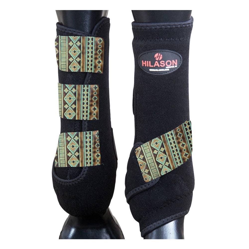 HILASON - Wholesale Horseback Riding Gear - HILASON L M S Horse Front Leg Sport Boots | Jumping Printed8