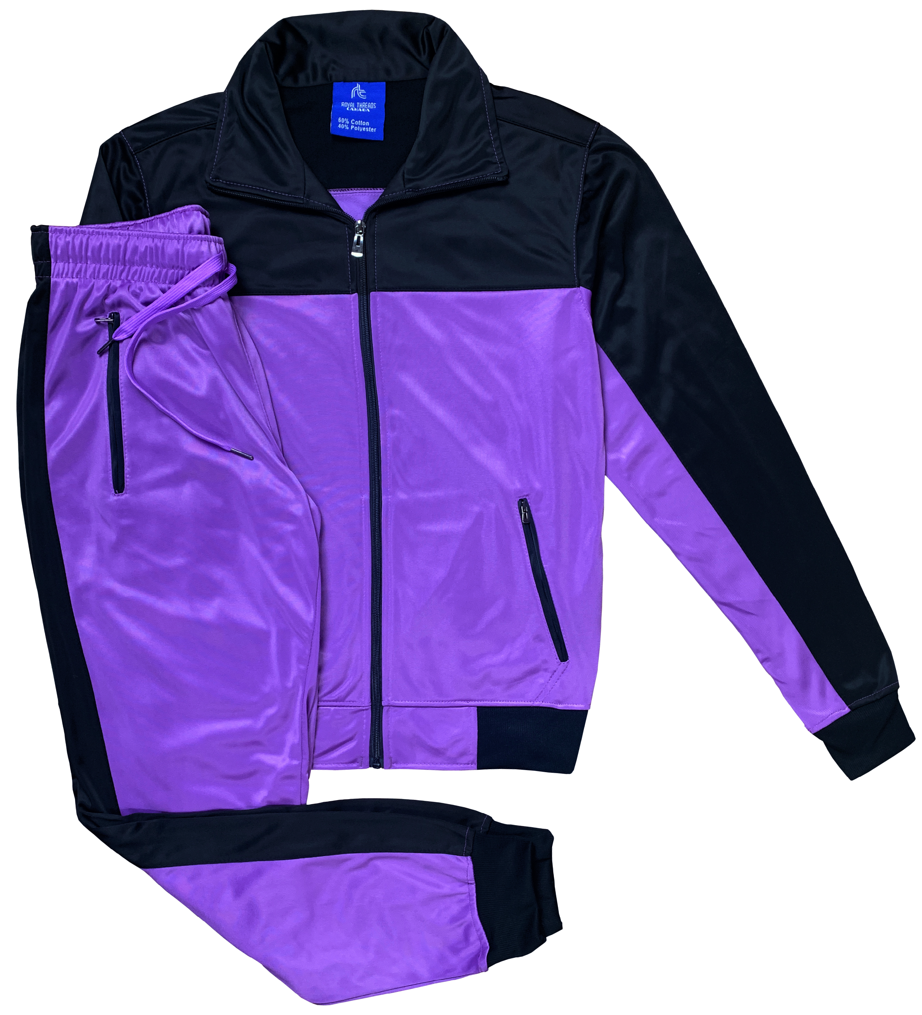 Royal Threads – wholesale Träningsoverall – Dam – Kvinnors träningsdräkt i två delar: Full jacka och joggerbyxor6