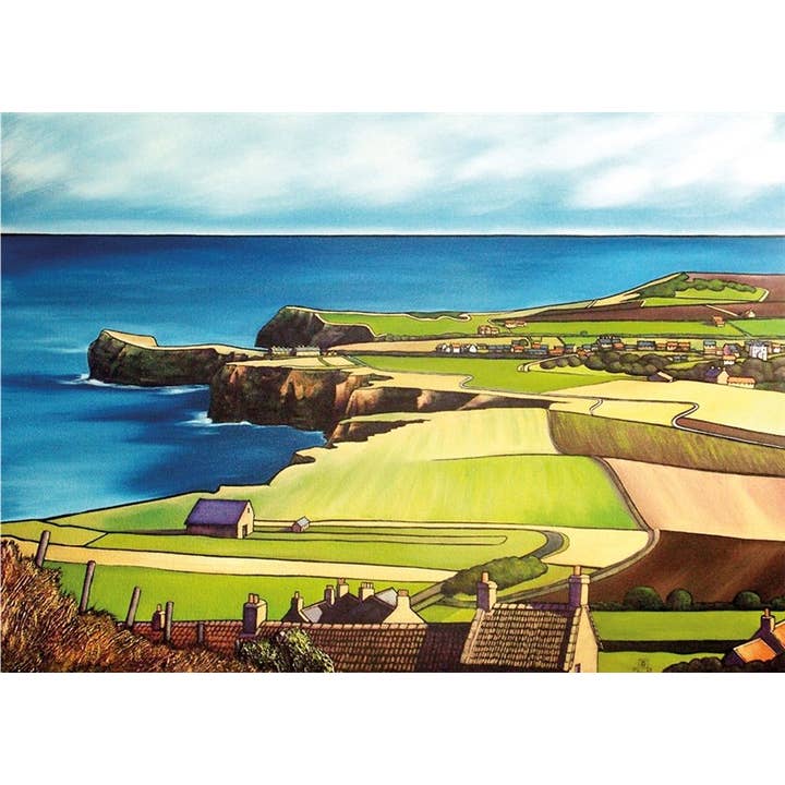 Grußkarte Küstenblick für den Großhandel von Natural Partners Limited