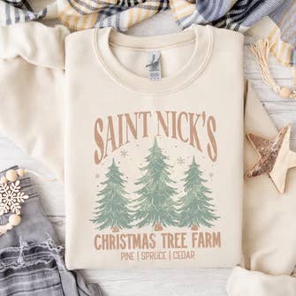 Saint Nick Christmas tree for wholesale by Shawberry Boutique