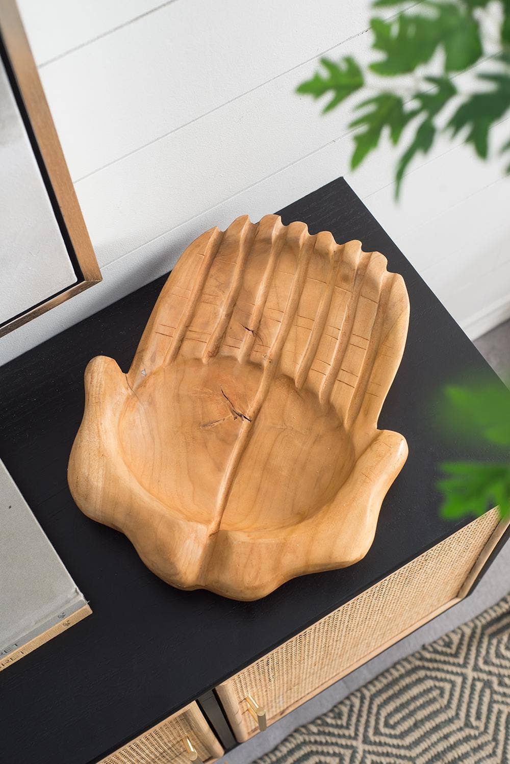 A&B Home Group Inc. - Vendita all'ingrosso Ciotole/Piatti decorativi - Ciotola in Teak, Fatta a Mano