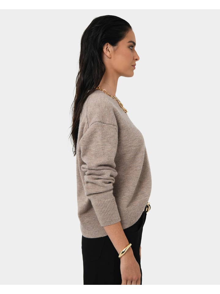 Forcast - Wholesale Knitted jumper – Women′s - Forcast Women's Joyli Merino Wool Blend Jumper2