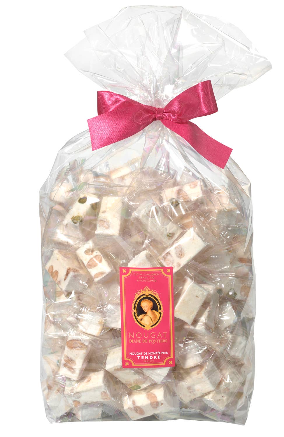 Nougat Diane De Poytiers - Wholesale Nougat - Nougat de Montélimar tender DDP logo film 1 kg bag0