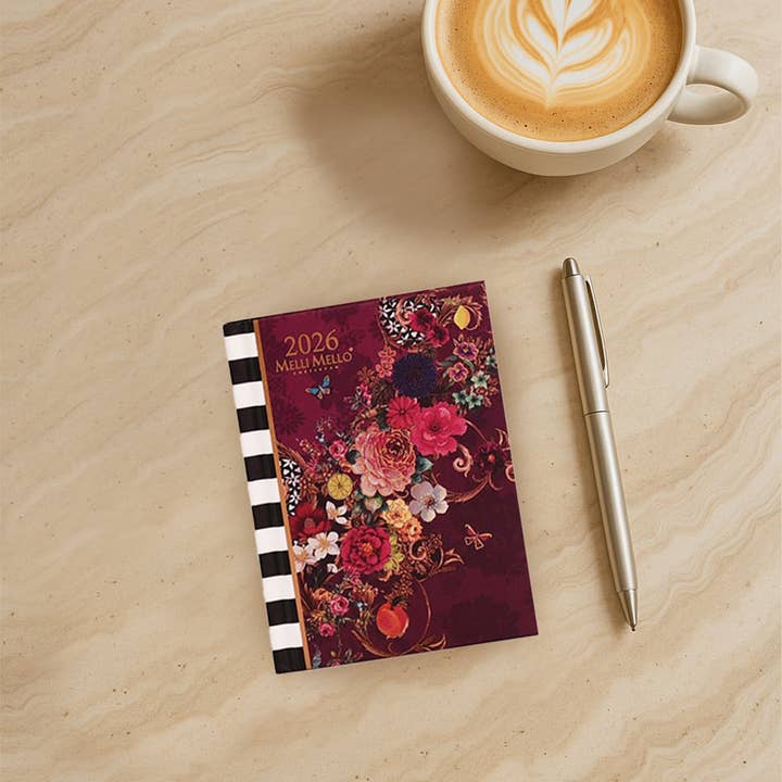 Melli Mello - Wholesale Planner - Melli Mello Plum Blossom Mini Agenda 20261