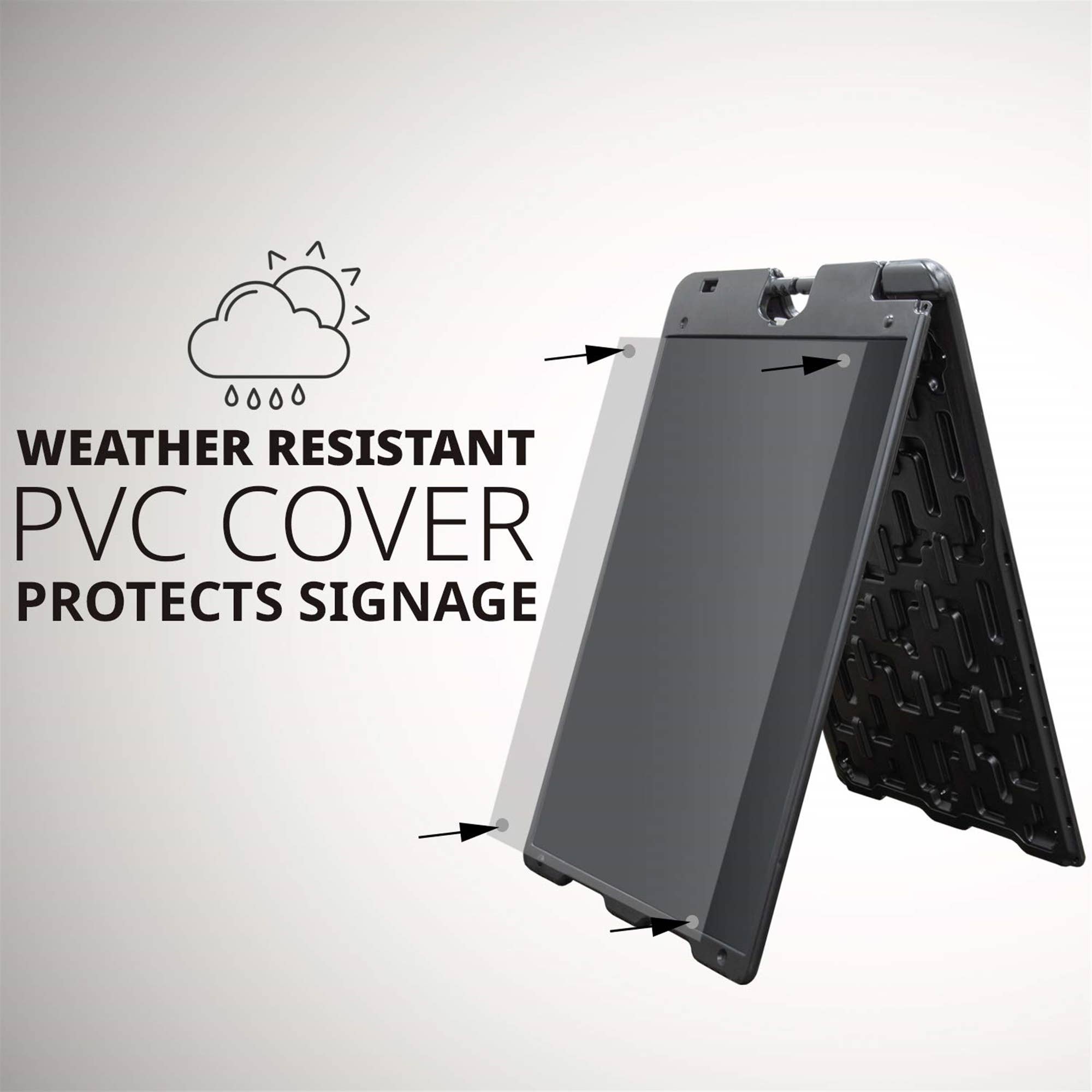 Jumbl - Wholesale Sign - A-Frame Outdoor Sandwich Signboard 28x22" with PVC Cover11