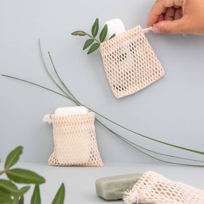 CHAMARREL - Wholesale Soap Pouch/Sack/Bag - Soap Saver Net | Organic Cotton3