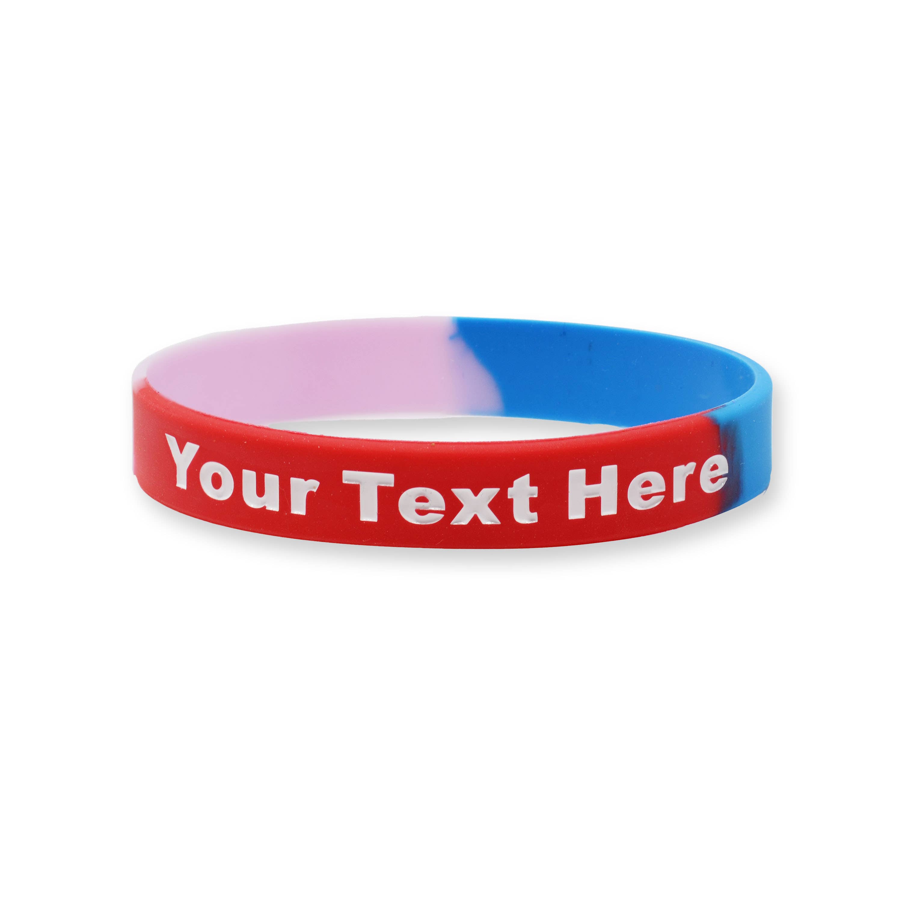 RapidWristbands – Engroshandel Armbånd - Unisex – 100 Pack - Split - Custom Ink Injected Silicone Armbånd15