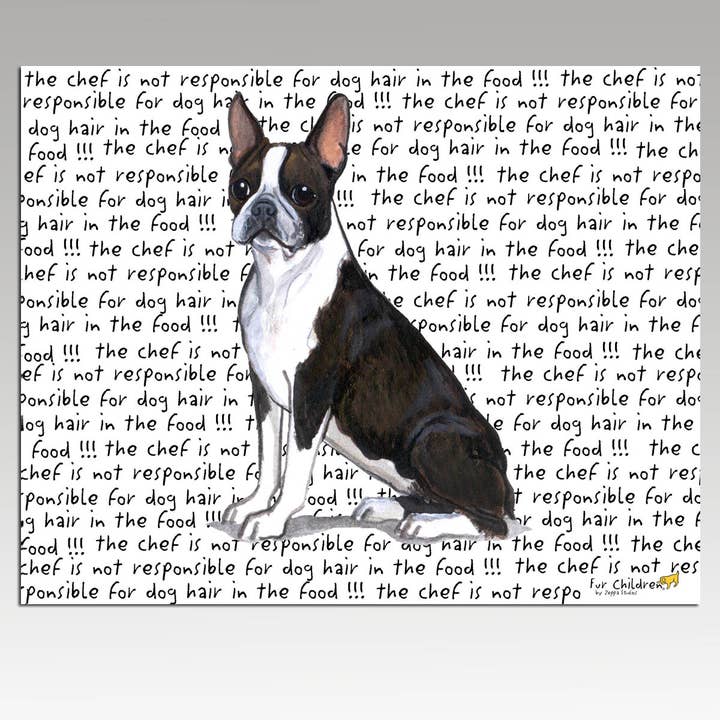 Planche à découper Boston Terrier pour la vente par Zeppa Studios