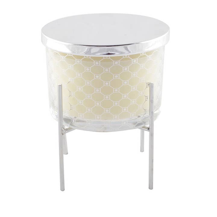 Doftljus med patchouli och silverljusstake för wholesale av AULICA