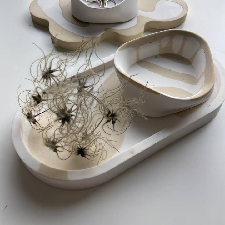 Miss Wildhorse - Wholesale Tapered candle/candlestick - Dip dye candle marble black6