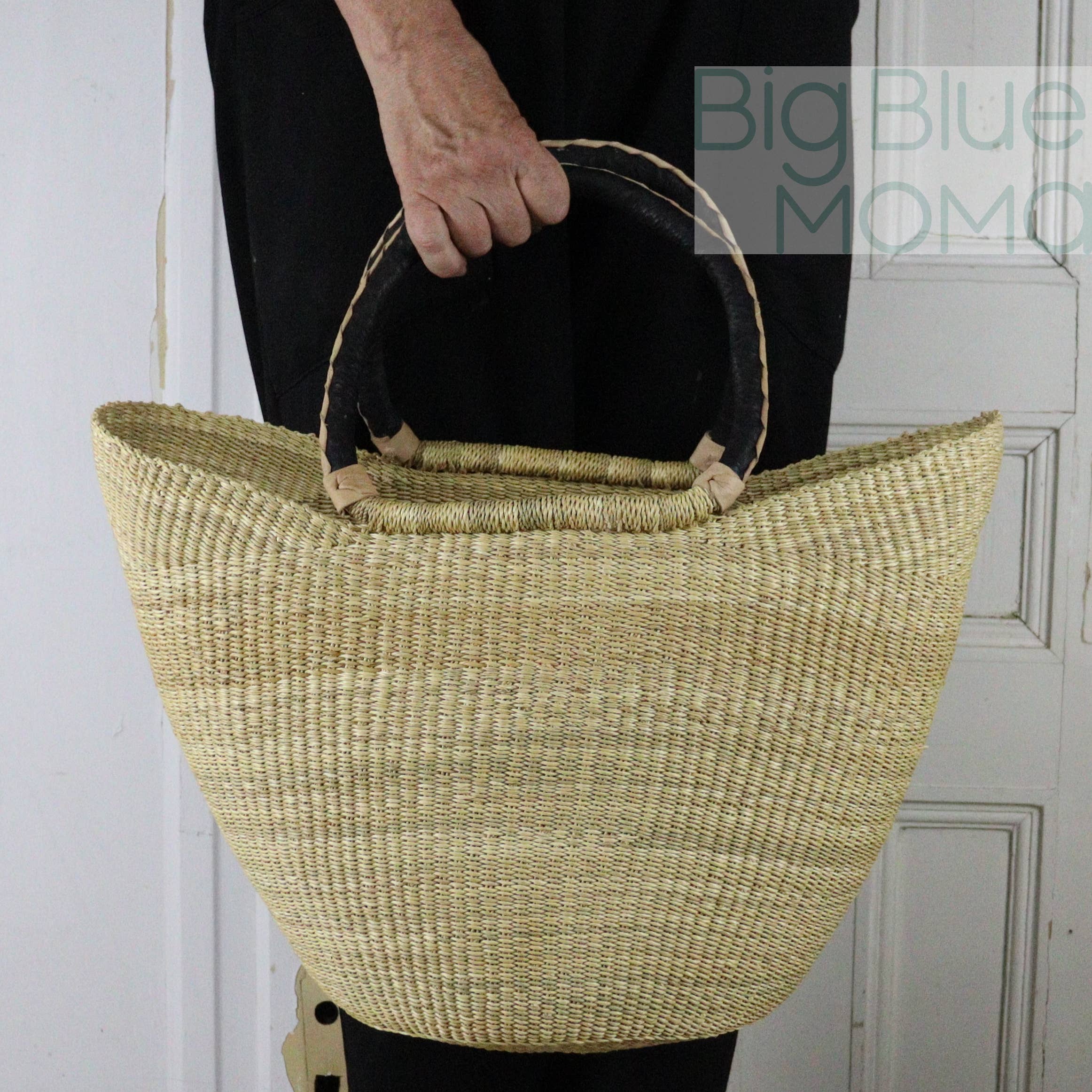 Big Blue Moma - Wholesale Beach Bag - U Shopper Large - Natural Palette3
