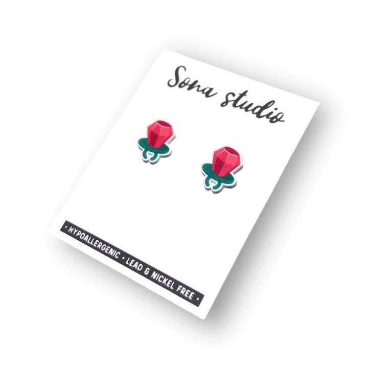 Sona Studio - Wholesale Stud/Post Earrings - Ring Pop Earrings1