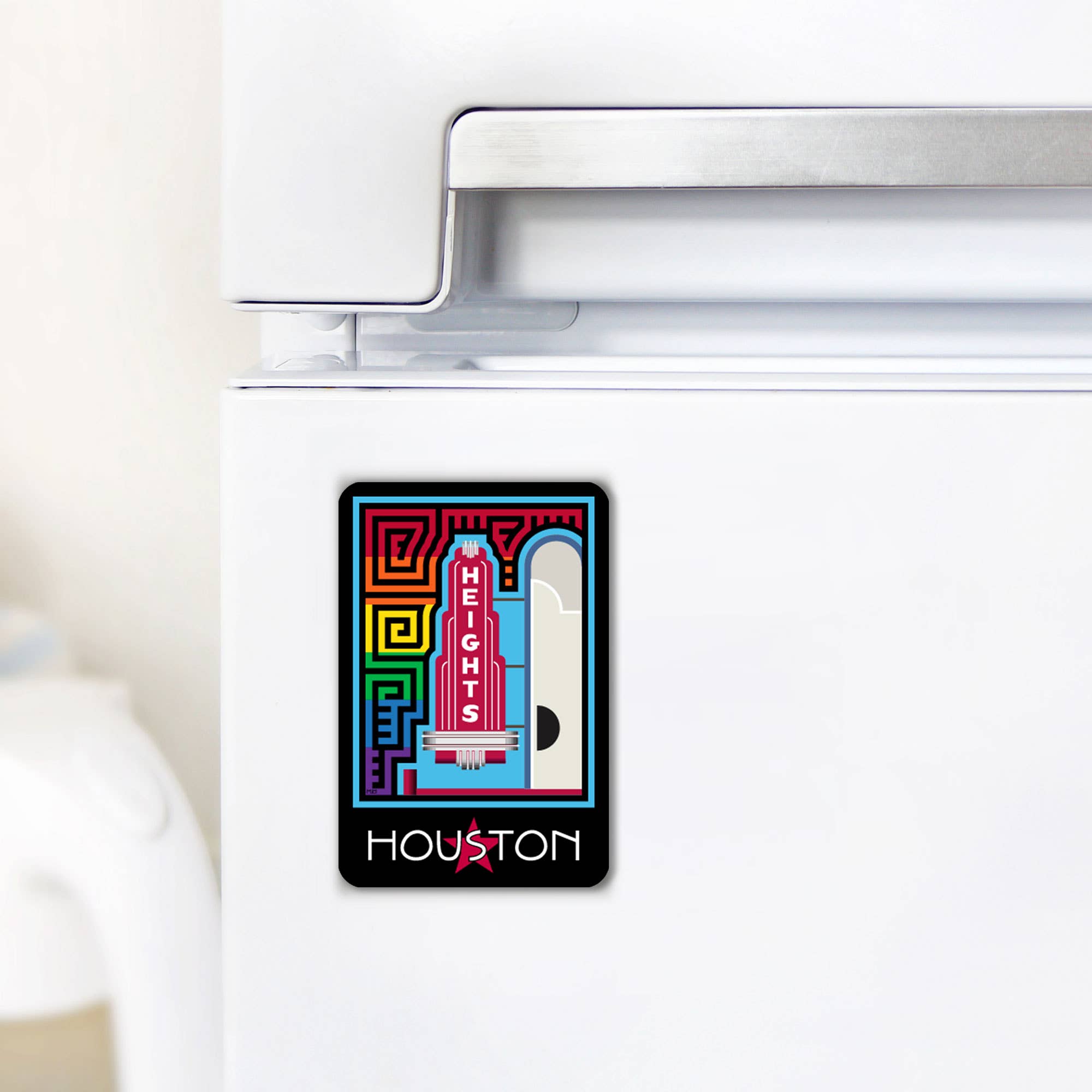 Papermolas - Wholesale Magnet - Magnet - Houston Heights Theater3