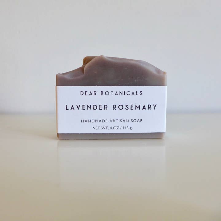 Lavendel rozemarijn zeep voor wholesale door Dear Botanicals