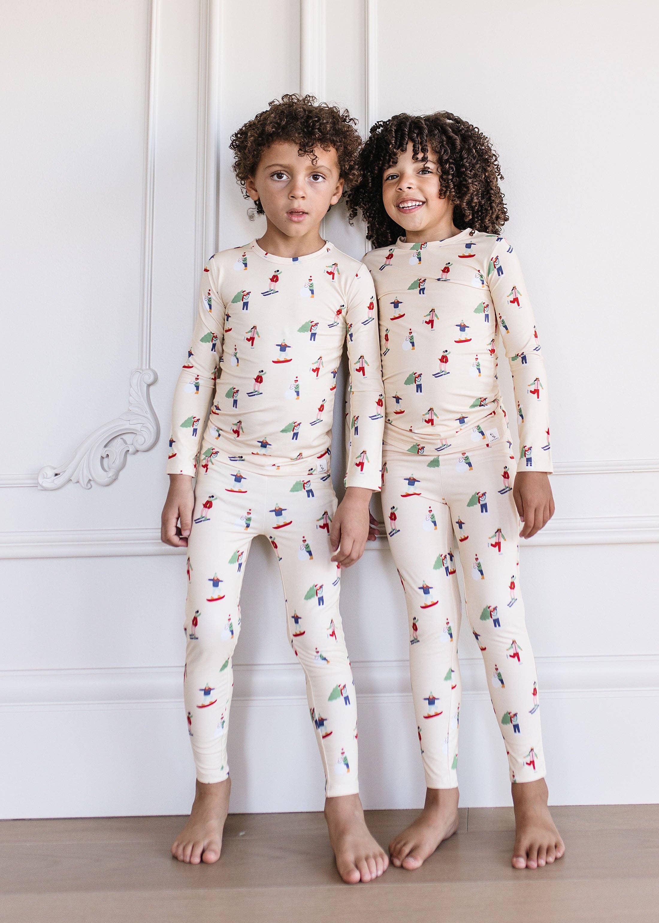 Loocsy LLC - Wholesale Sleepwear Set - Kids - Skiers Pajama Set4