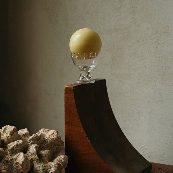 SUMMER SOLACE- Regenerative Tallow Beauty - Vente Pains de savon - Savon Sphère Vétiver – Ancrage Terreux, 110 g4