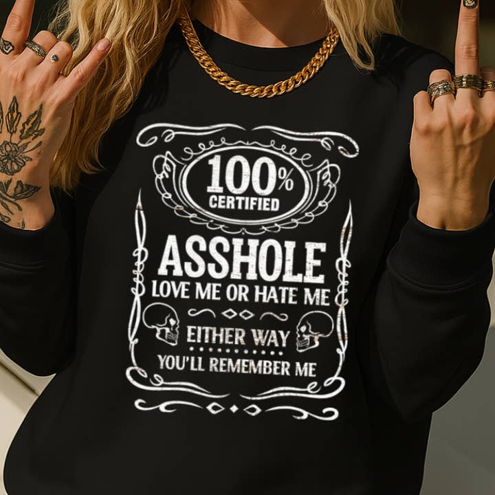 Camiseta Cuello Redondo 100 Por Ciento Gilipollas Certificado para venta al por mayor de STRONG N FREE CDN