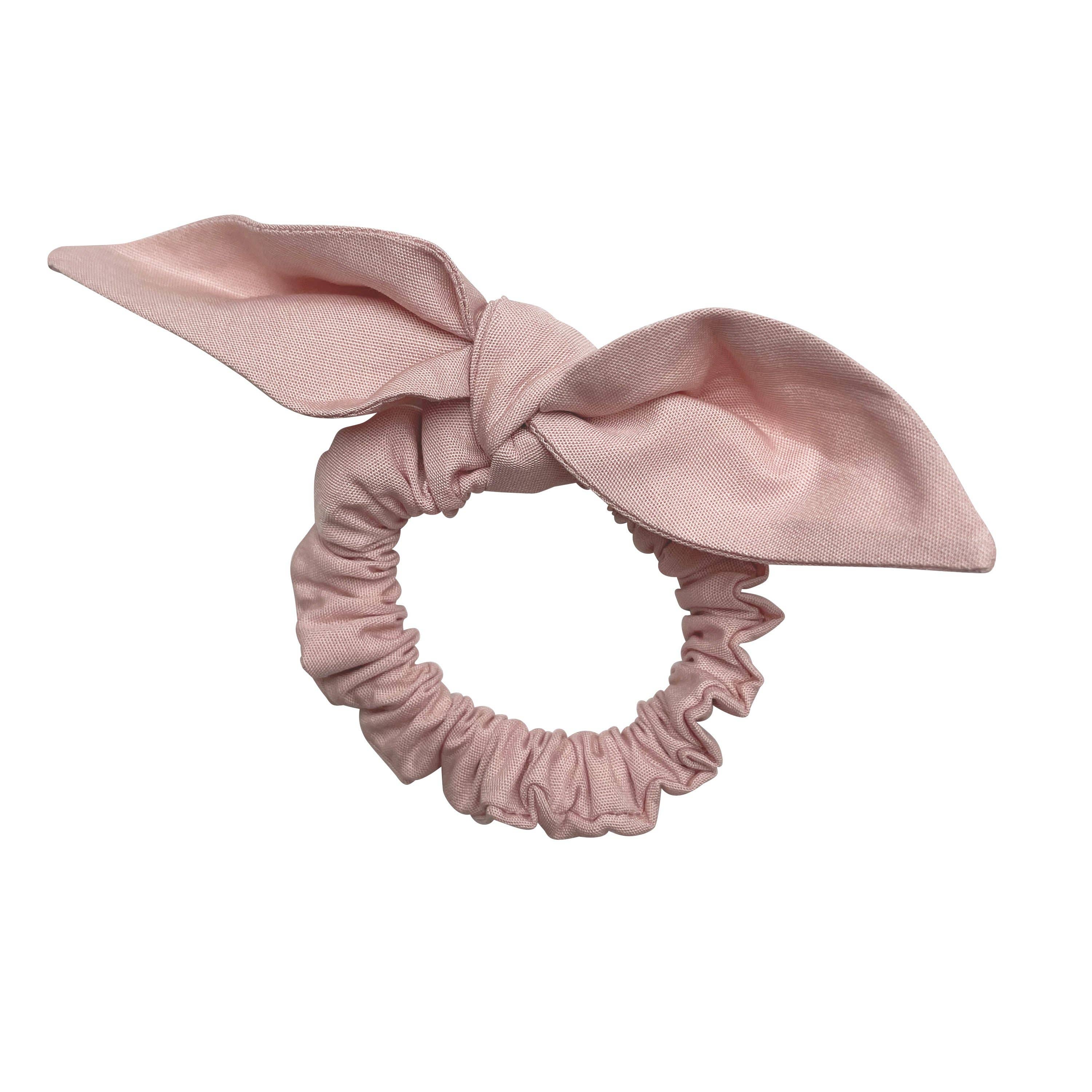 La Fillette Accessories - Wholesale Scrunchie - Kids - Kids scrunchie nude rose0