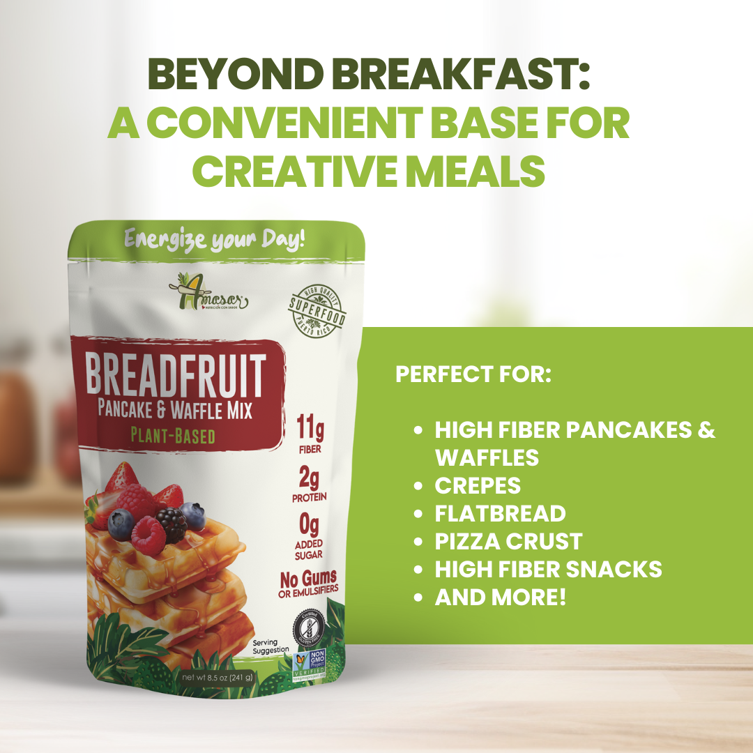 Amasar - Wholesale Pancake mix - Pancake & Waffle Mix- High Fiber, Gluten-Free, 6-Pack, 8.5oz1