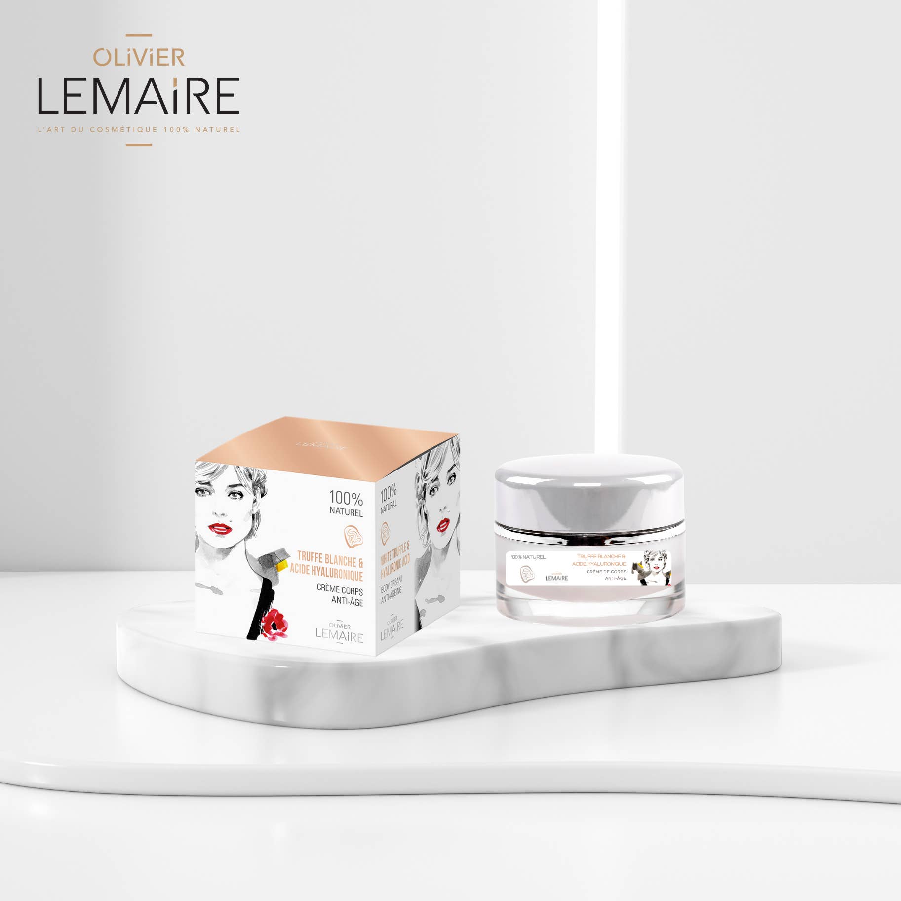 Olivier Lemaire - Wholesale Body Cream/Lotion - Body Cream - White Truffle & Hyaluronic Acid