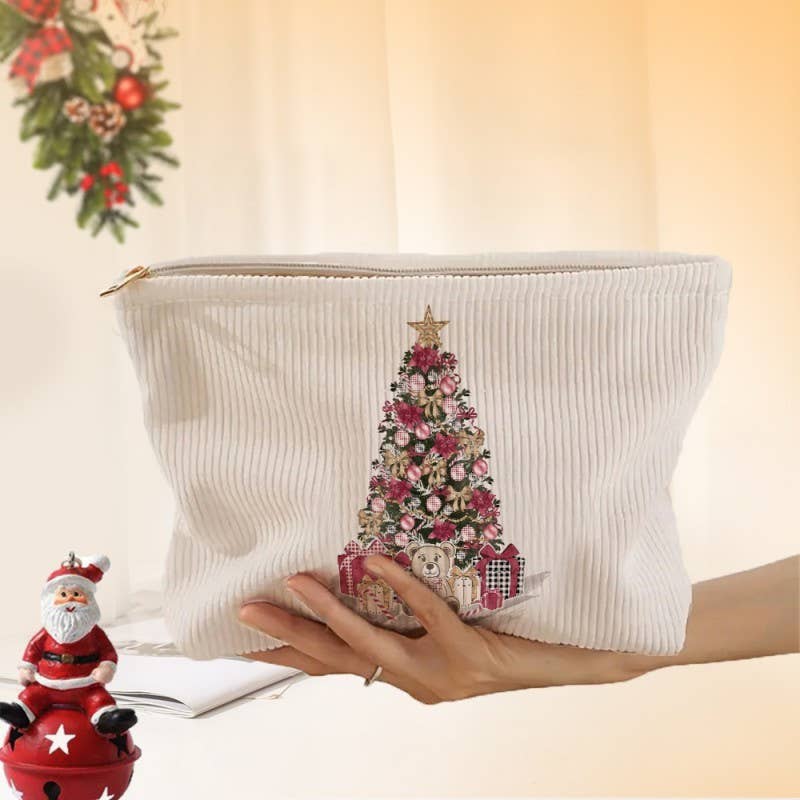 JOSSLYN by wall to wall - Wholesale Makeup/Cosmetic Bag - TRAVEL CHRISTMAS COSMETIC MAKEUP POUCH BAG | 40P5685