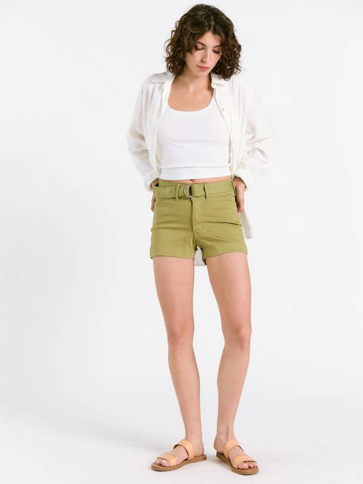 SCOUT SHORT IN SAGE for wholesale by Porter Blue Apparel