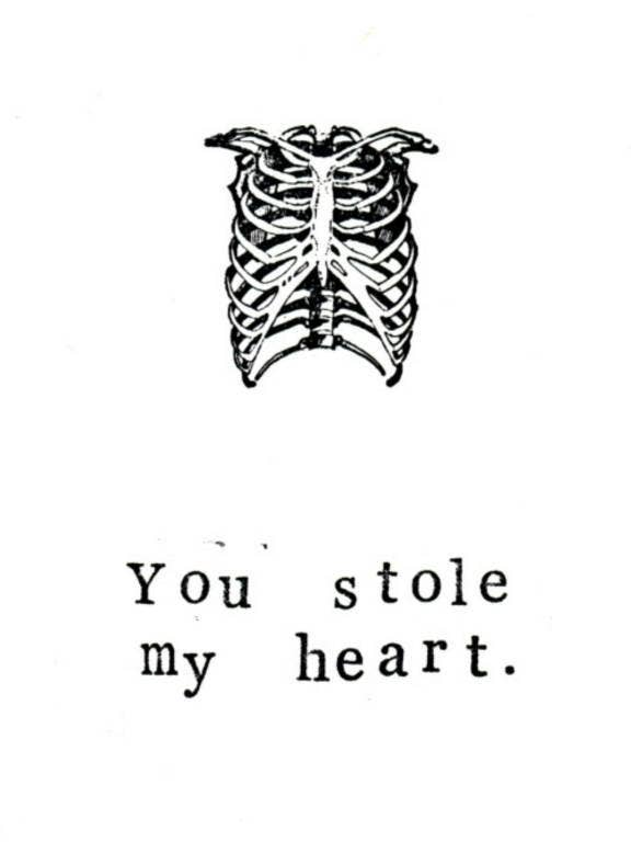 You Stole My Heart Medical Valentine Anniversary Card for wholesale by BlueSpecsStudio
