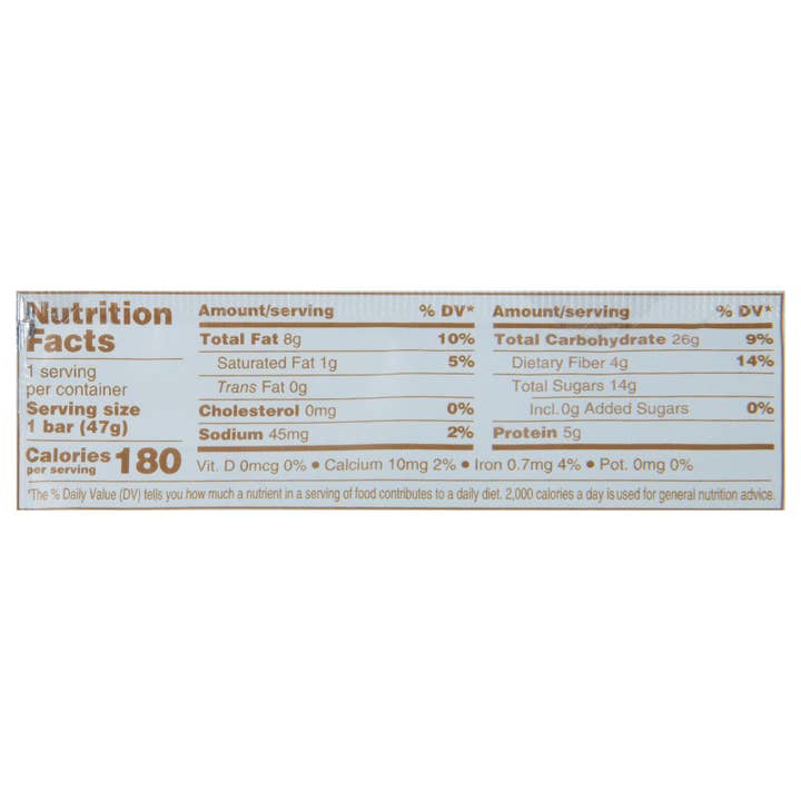 Everyday Supply Co - Wholesale Snack Bar - Jonesbar - Bar Og2 Peanut Butter - Cs Of 12-1.7 Oz1