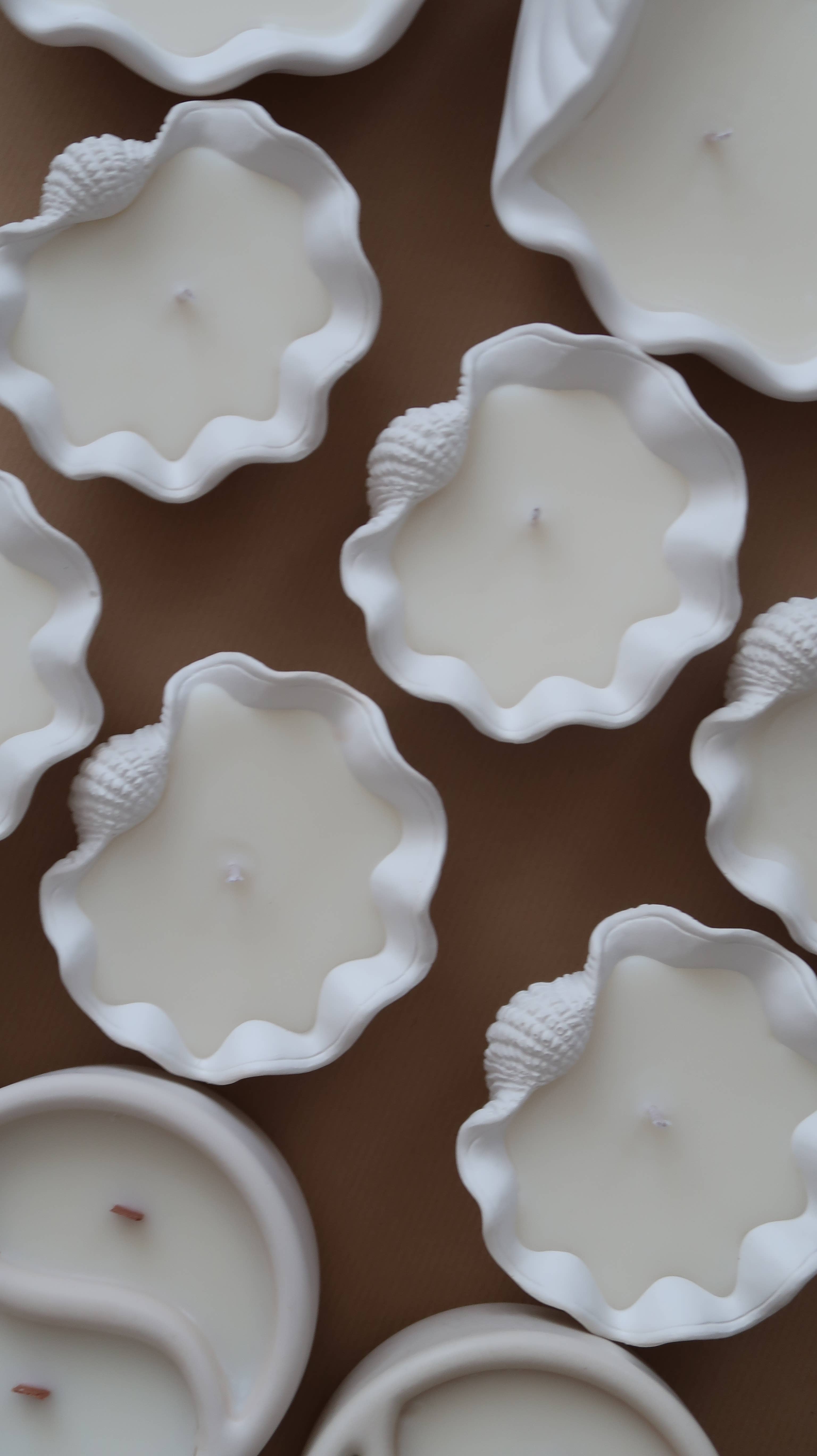 Jeune Home - Wholesale Jar/Filled Candle - Mini clam shell - custom scented candle | Summer candle 14