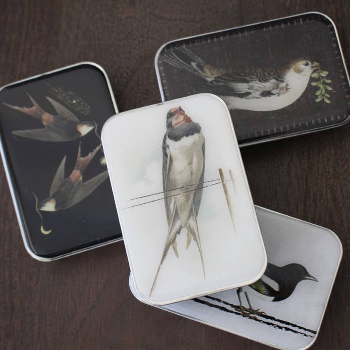 NNK Press - Wholesale Knitting/Crochet Supplies - "Birds Of A Feather..." Notion Tins (Set of 4)9