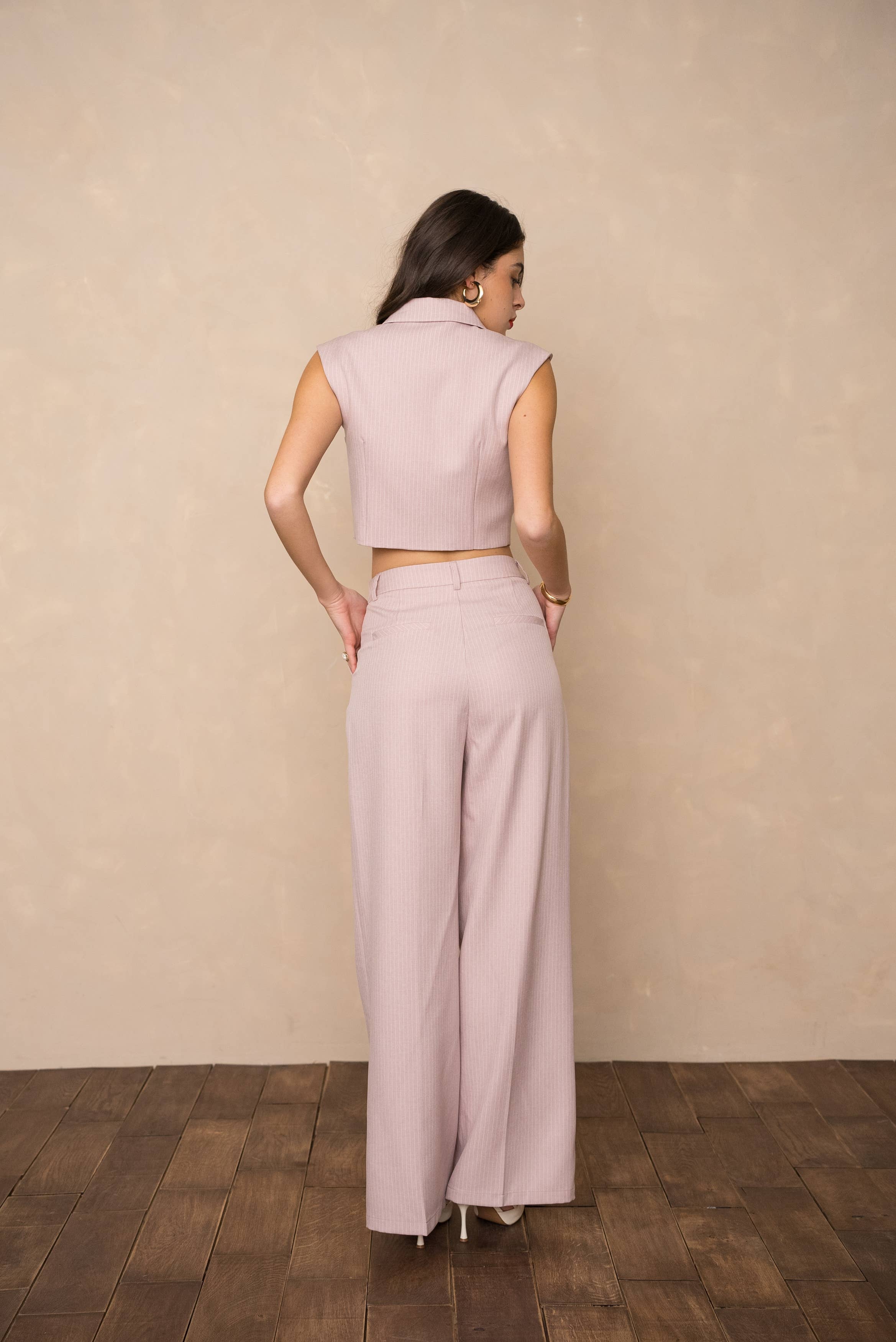 LULUMARY - Wholesale Pants - Women's - Striped pants P98138