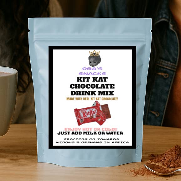 Mistura para Bebida de Chocolate VEGAN Kit Kat (Quente ou Fria) por atacado de Maqoba