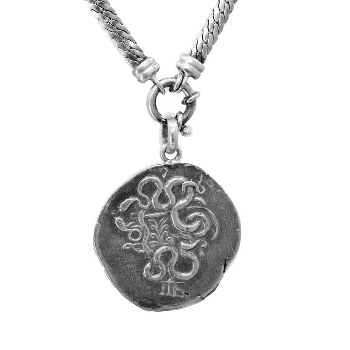 Cista Mystica - Mysic Tetradrachm Coin Necklace for wholesale by Morgaine Faye