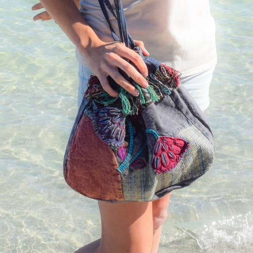 Earth Divas - Wholesale Shoulder Bag - Women's - DRAWSTRING HOBOS4