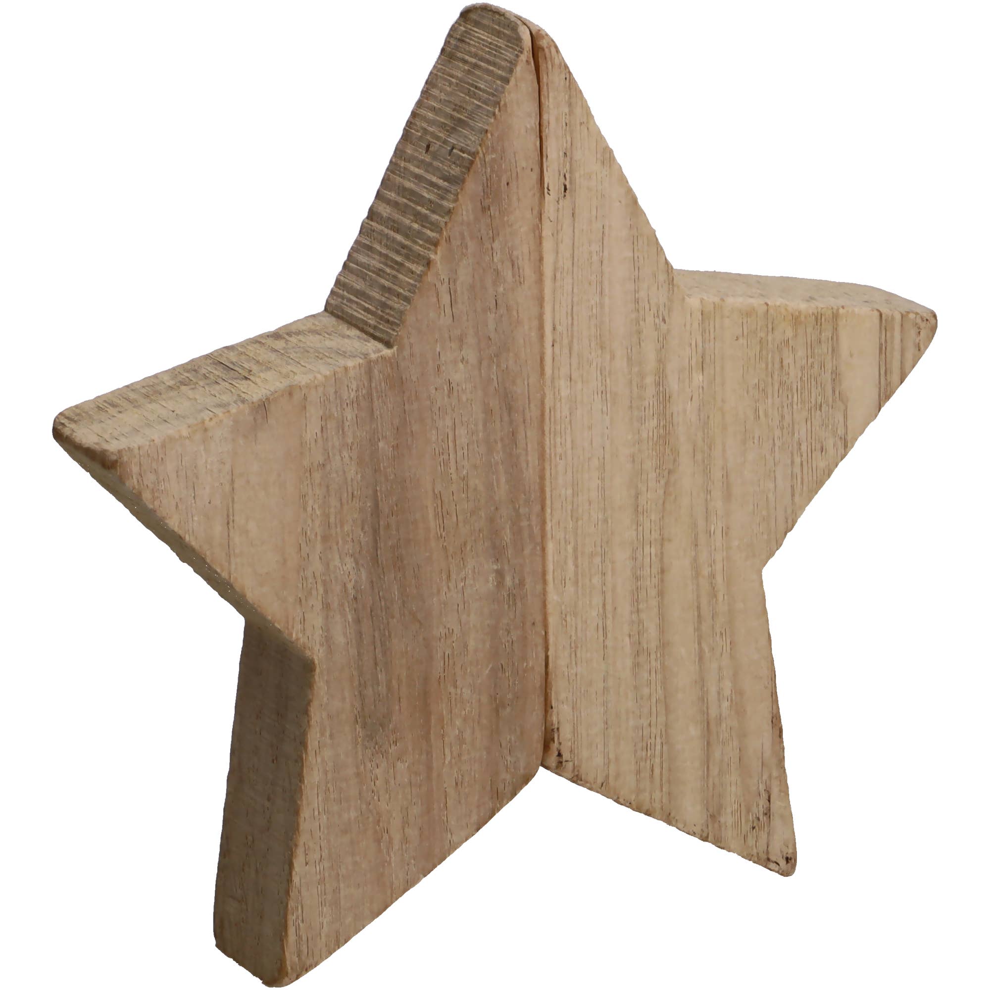 Vosteen - Wholesale Christmas Decoration - Frosti wooden star, D19cm, H19cm, natural0