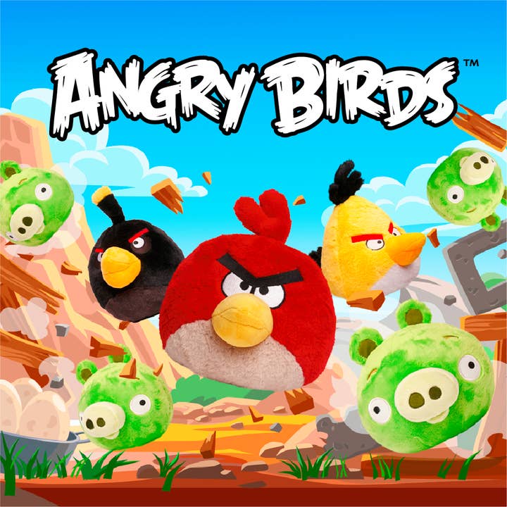 Mighty Mojo Toys – wholesale Fyllda/plyschleksaker - Barn och baby – Angry Birds - Gris | Grön grisplysch