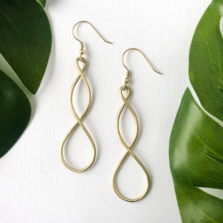 Orecchino a doppia elica - Oro per la vendita all'ingrosso da parte di WorldFinds