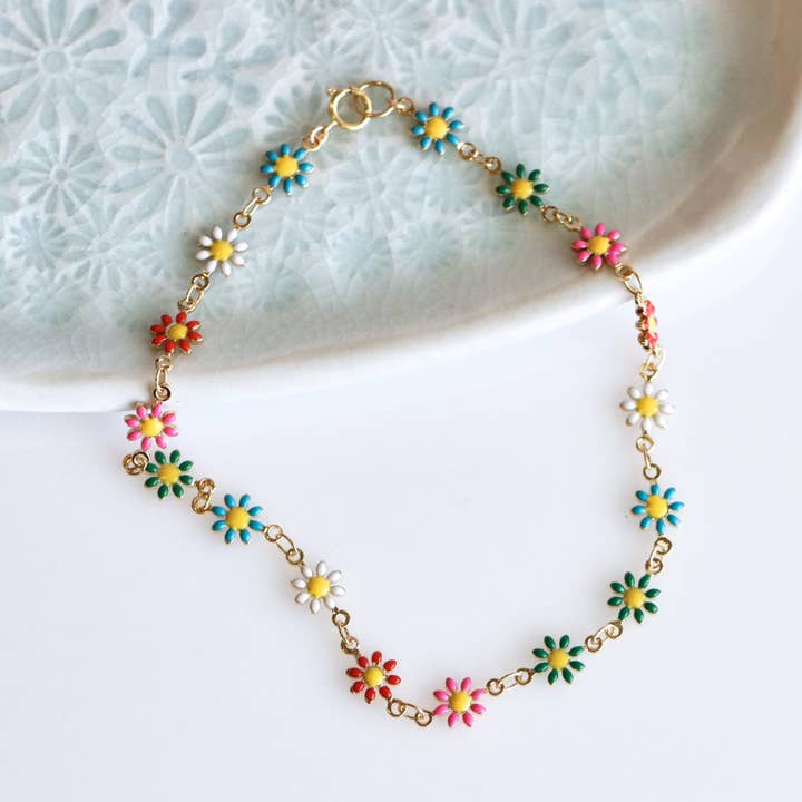 Bellis enkelbandje voor wholesale door Vi Ling Designs