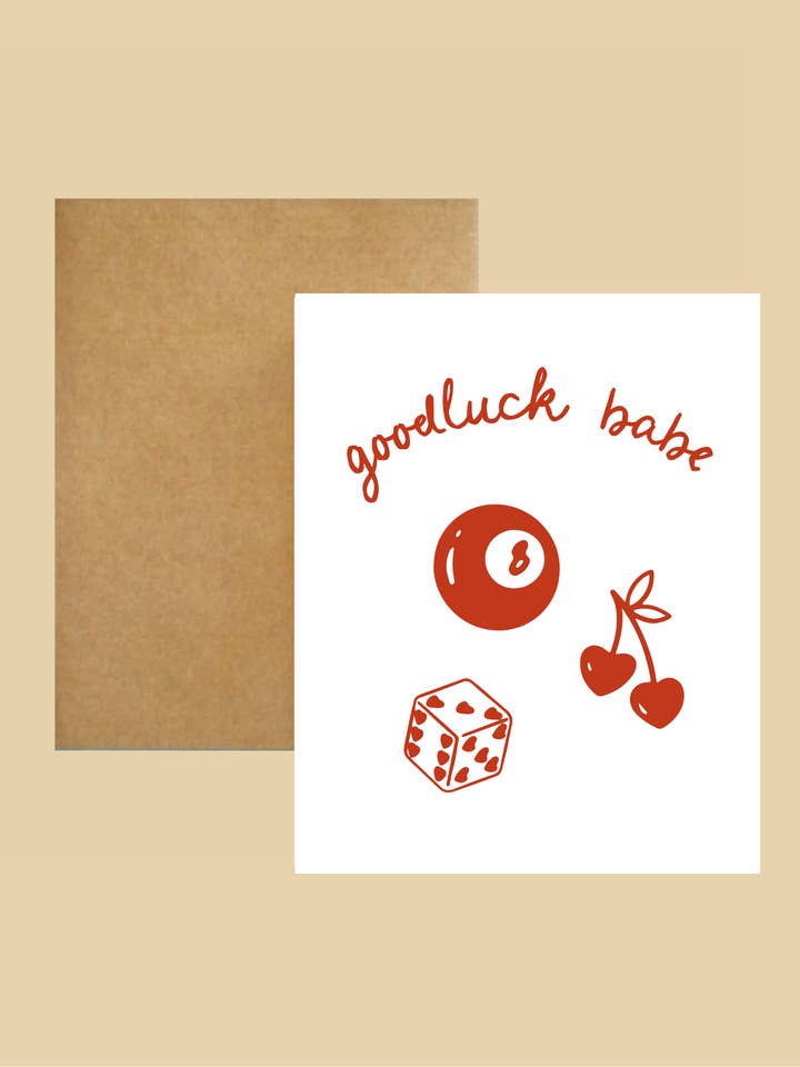 Tarjeta de felicitación - Buena suerte para venta al por mayor de This&That