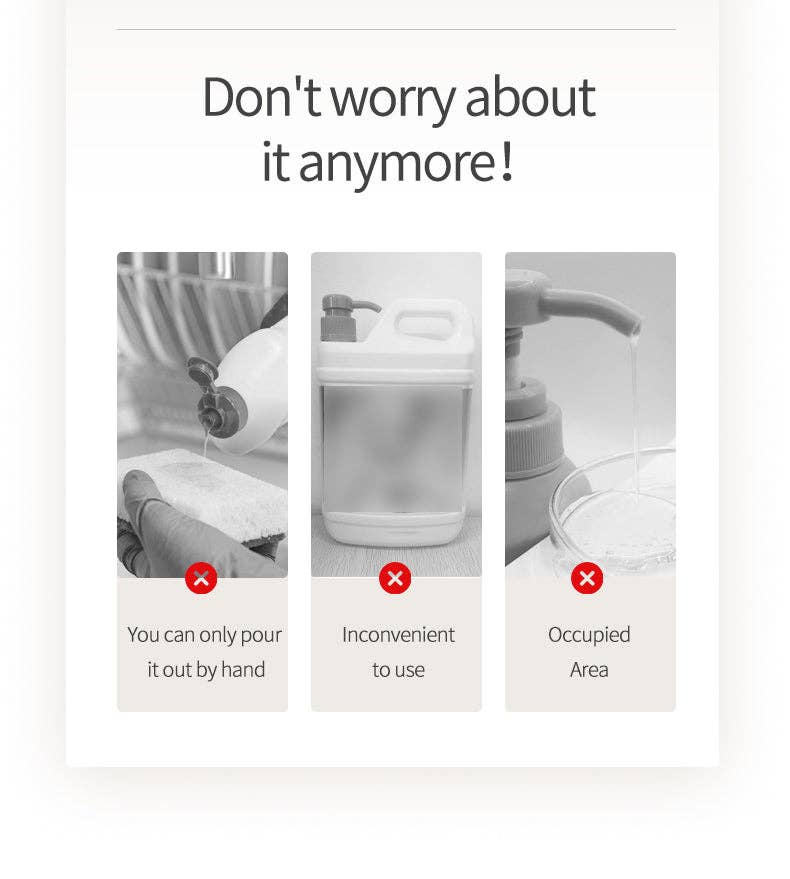 VIGOR - Wholesale Soap Dispenser - Single Slot Dishwashing Soap sink Dispenser5