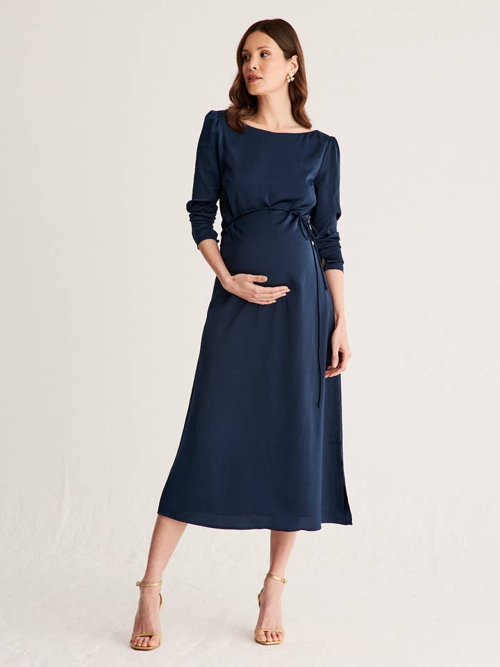 Zulay Night Blue Dress · Pregnant · for wholesale by Bruna