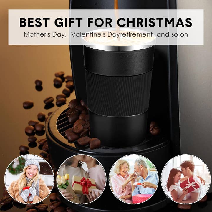 Crover - Wholesale Insulated Mug/Tumbler - 13oz Insulated Coffee Mugs with Leakproof Lid4