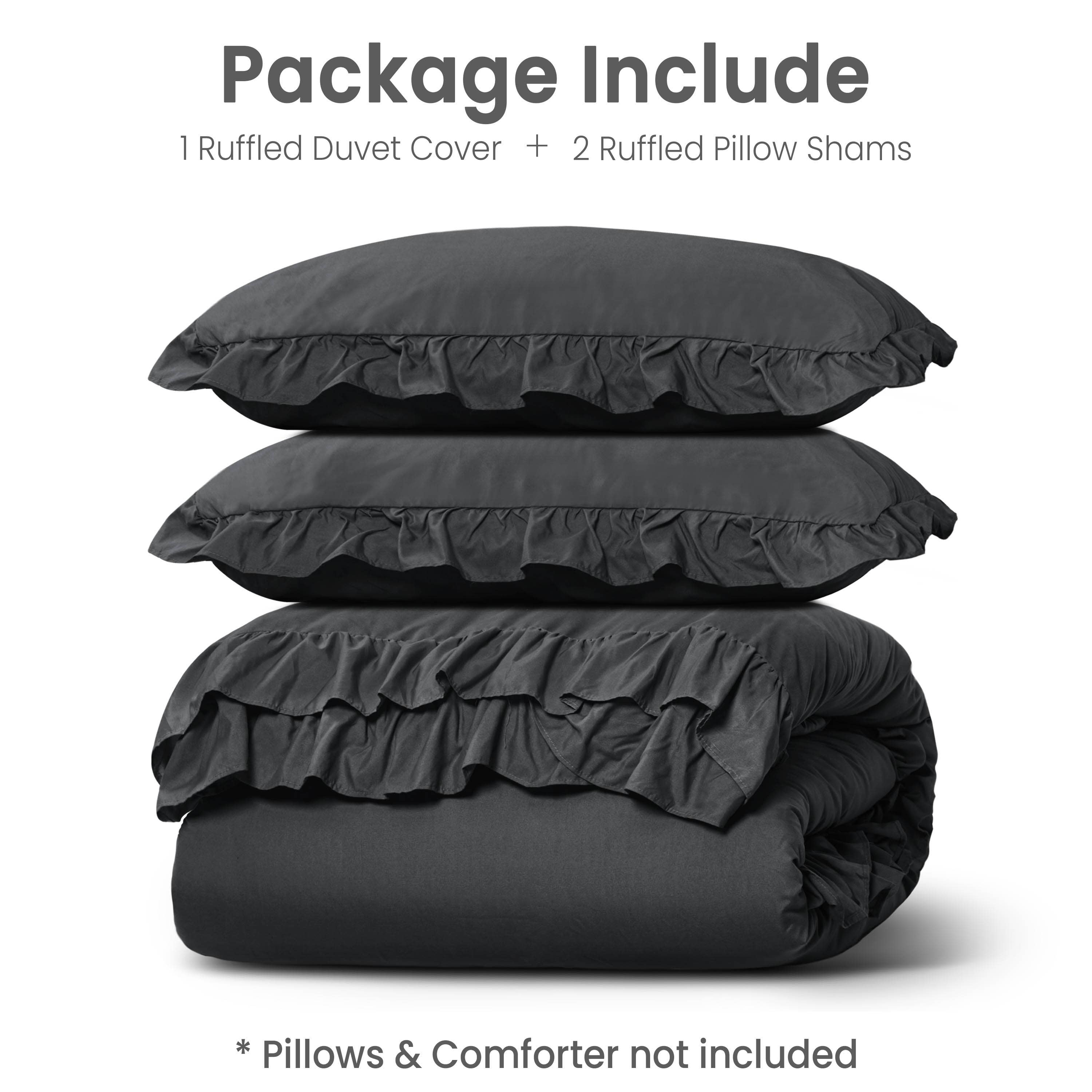 Cotton Passion - Wholesale Bedding Set - Duvet Cover Sets Frilled Duvet Set 3 Pcs Comforter Sets38