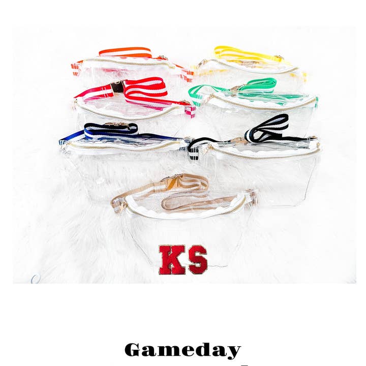 Social Grace & Company - Wholesale Belt Bag - Women's - Clear Fanny Pack - Transparent Stadium Bag - Game Day Belt 2