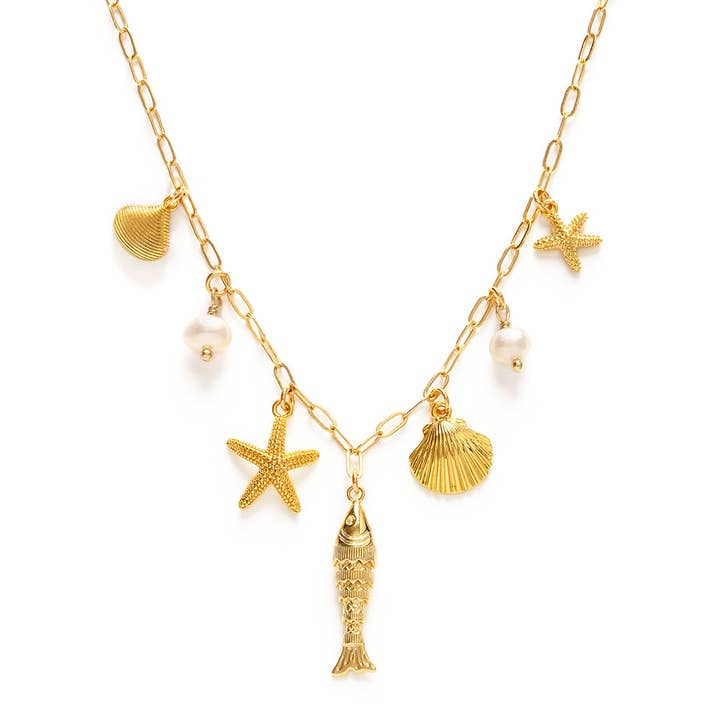 Pacifica Charm Necklace for wholesale by Amano Studio