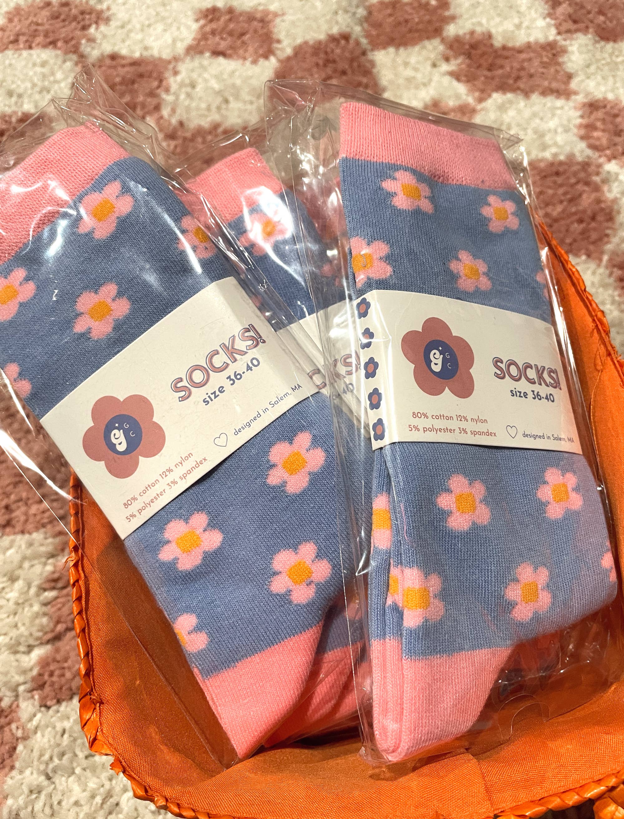 Girl Gang Craft - Wholesale Socks - Women's - Flower Power Socks2