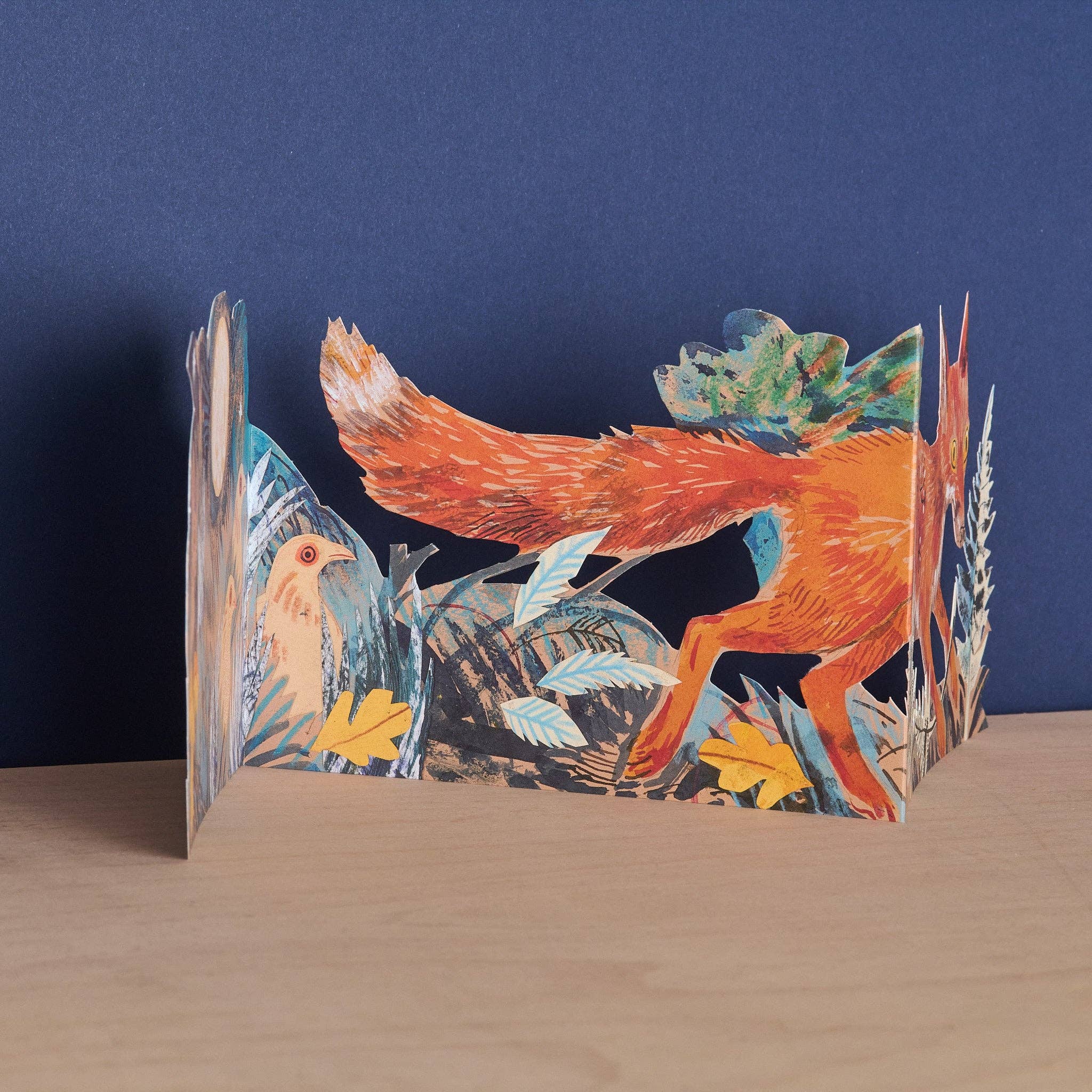 Art Angels - Wholesale Everyday Greeting Card - Three Fold Fox1