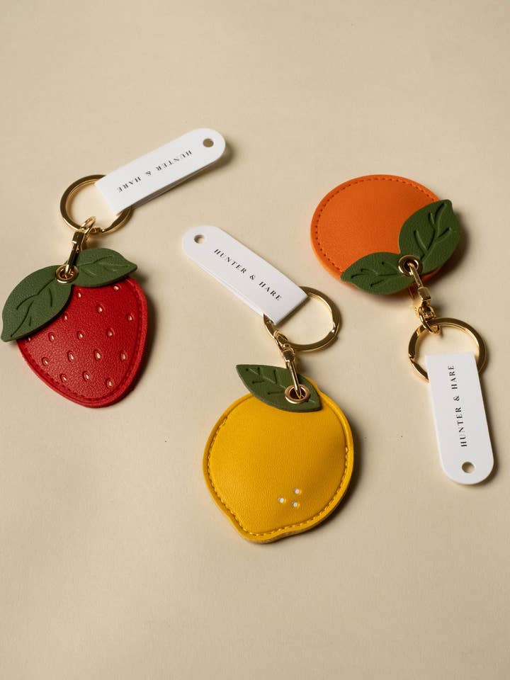 Juicy Fruit Airtag Key Chain and Bag Charm for wholesale by Hunter & Hare